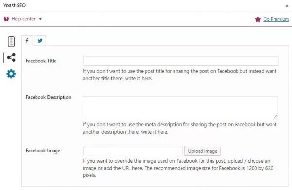 Yoast SEO WordPress 插件 UI