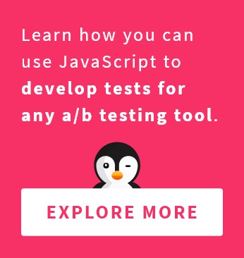узнайте, как вы можете использовать javascript для разработки теста для любого инструмента A/B-тестирования