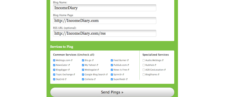 Pingomatic ID