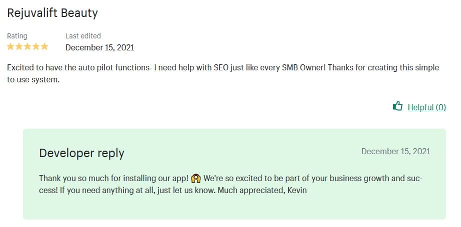 shopifyseoプラグインブースターSEO＆画像オプティマイザーポジティブレビュー