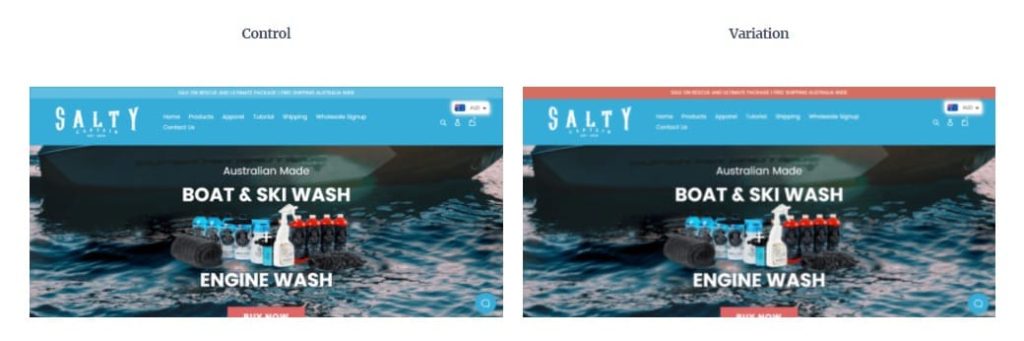 Kontrastujące wariacje kolorów Salty Captain