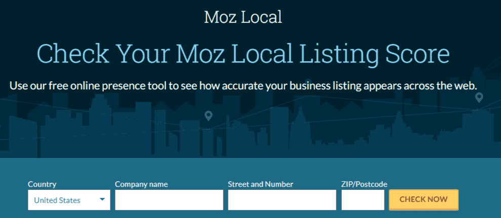 moz 지역 목록 점수 도구