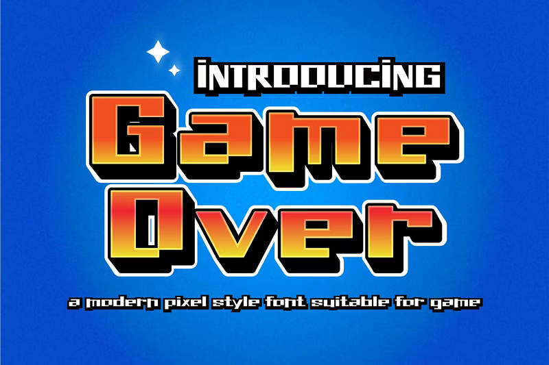 Die beste Pixelschrift Nr. 1
