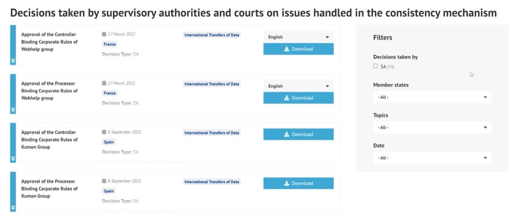 Site-urile web ale autorităților de protecție a datelor (DPA)
