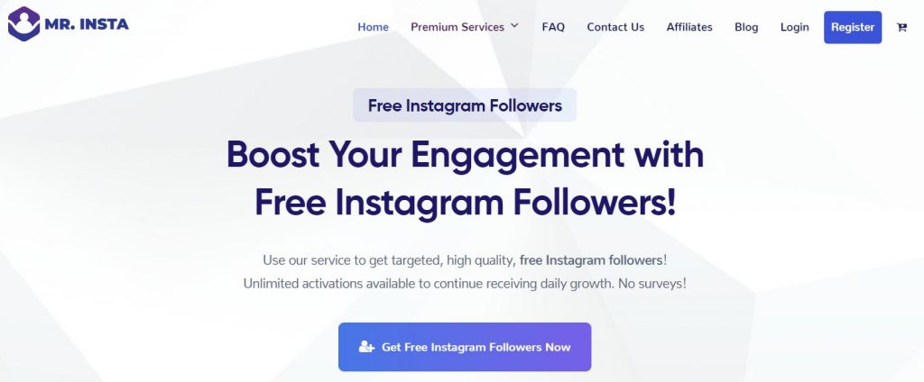 MR Insta Ana Sayfası