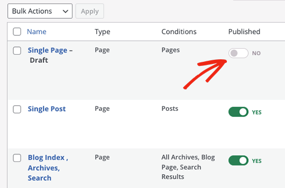 часть шаблона выключения - RafflePress Turn off a WordPress theme part