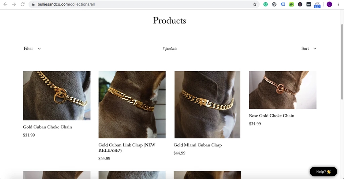 показать обзор дебютной темы Bullie and Co на Shopify