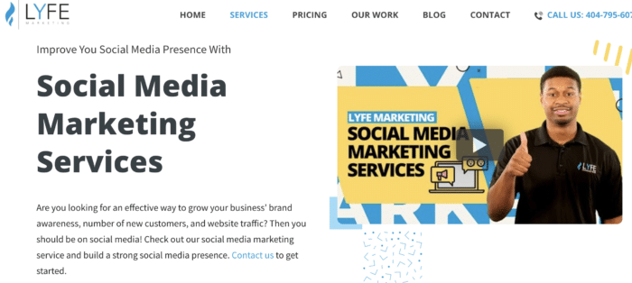 companie de management al rețelelor sociale de marketing lyfe