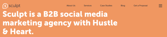 sculpt companie de consultanță social media