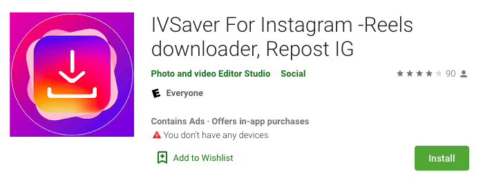 IVSaver para Instagram
