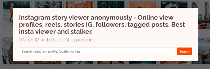 Dumpor für Instagram-Geschichten anonym