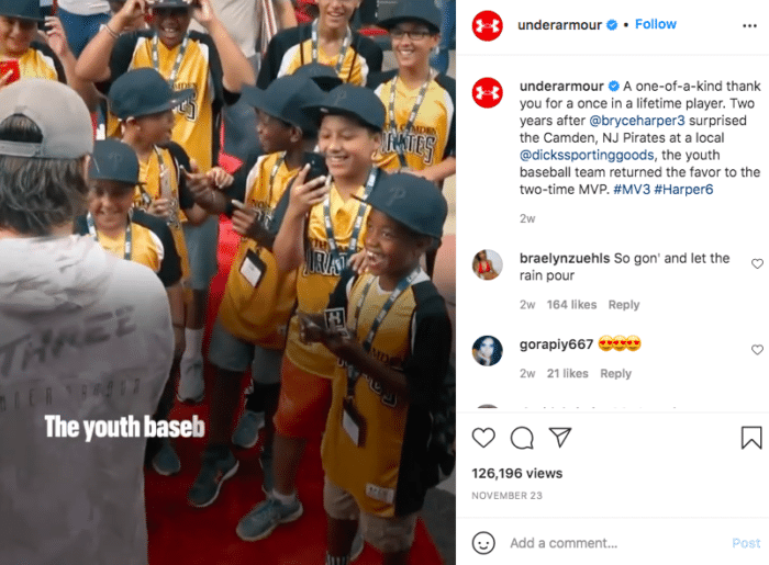 narración bajo la armadura con Bryce Harper