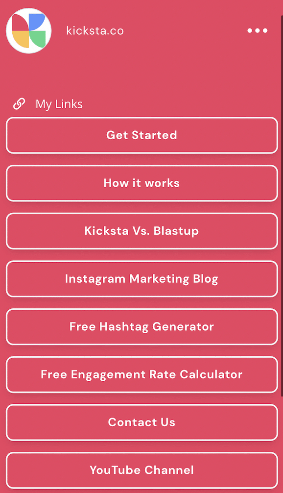Профиль Kicksta url.bio