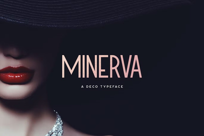 Police de caractères de couverture de livre Minerva