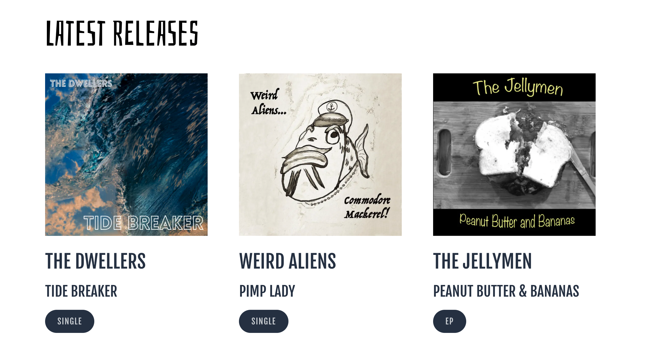 Blog Bandzoogle - Ispirazione per il design di siti Web - I migliori siti Web di etichette discografiche - Spaghetti Records