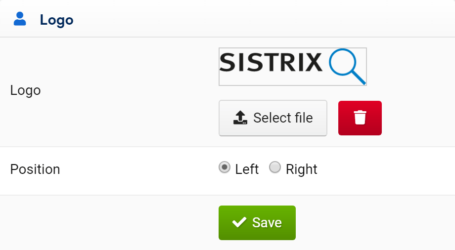 SISTRIX 工具箱：更改報告設計模板中的徽標