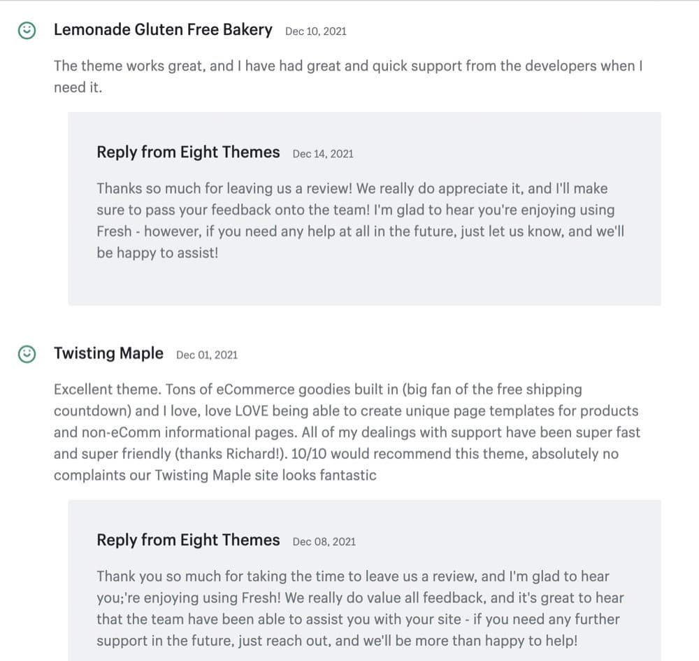 최고의 Shopify 제품 페이지 템플릿 신선한 리뷰