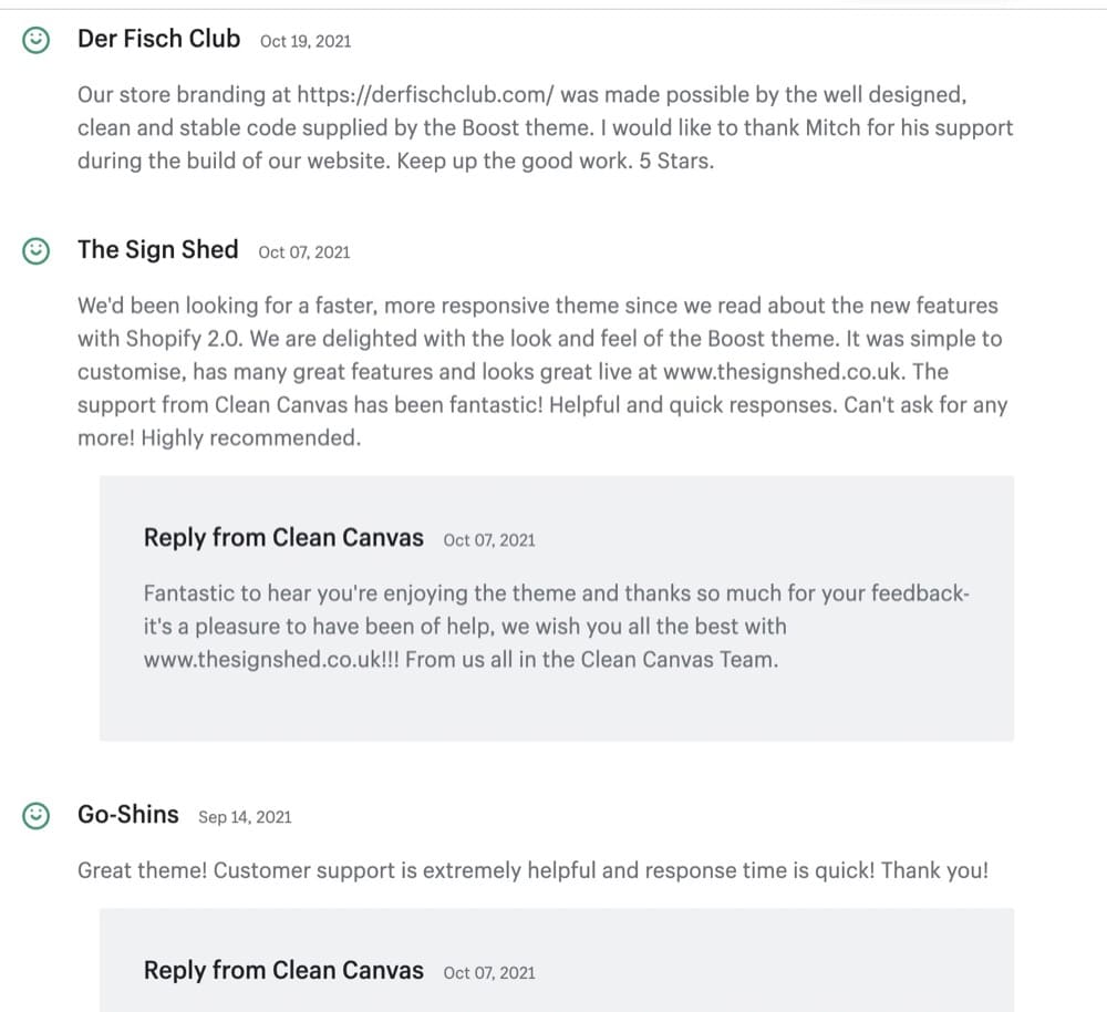 Cele mai bune șabloane de pagini de produse Shopify Boost recenzii