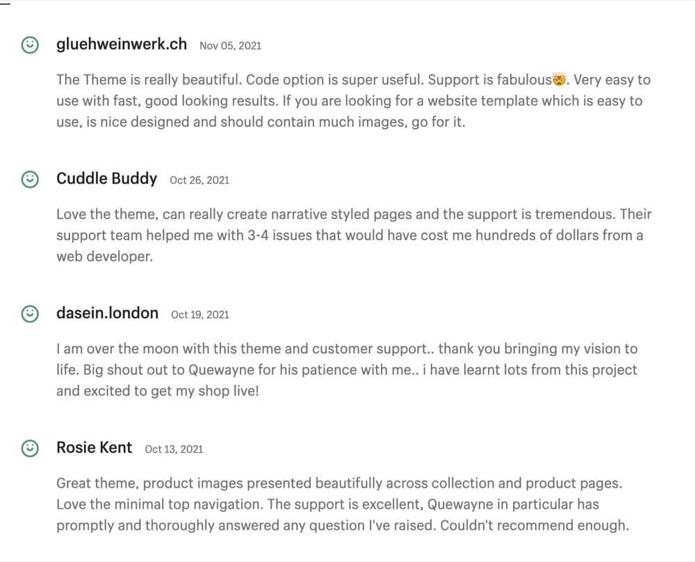 최고의 Shopify 제품 페이지 템플릿 캐스케이드 리뷰