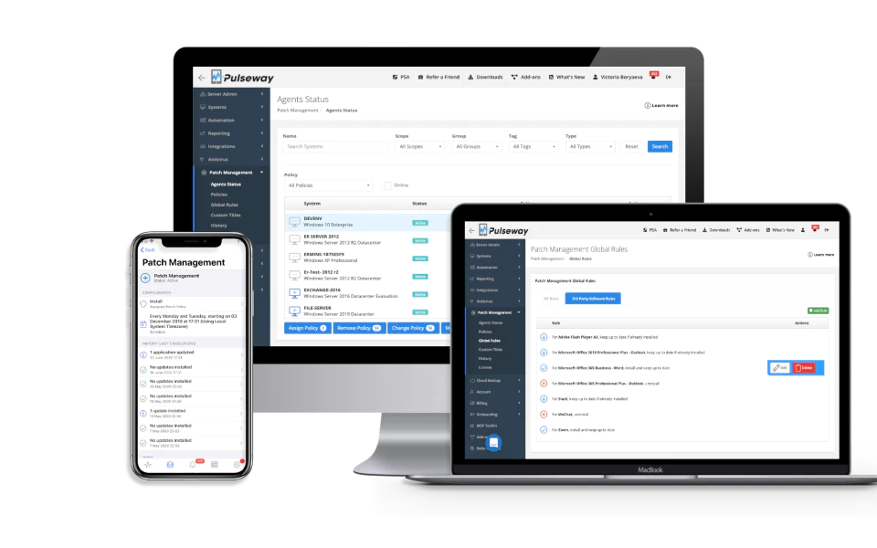 Software di gestione delle patch disponibile da qualsiasi dispositivo Patch Management Software Available from Any Device