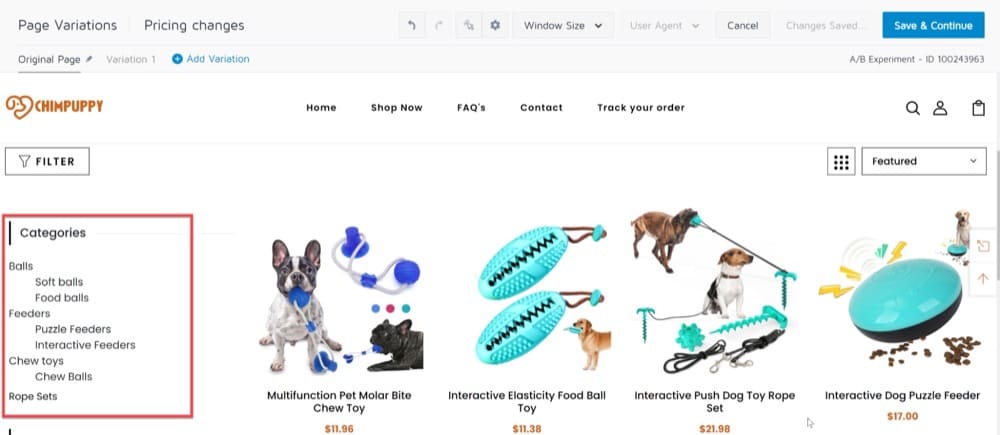 Convert Deploy で Web サイトに新しいフィルターを追加する