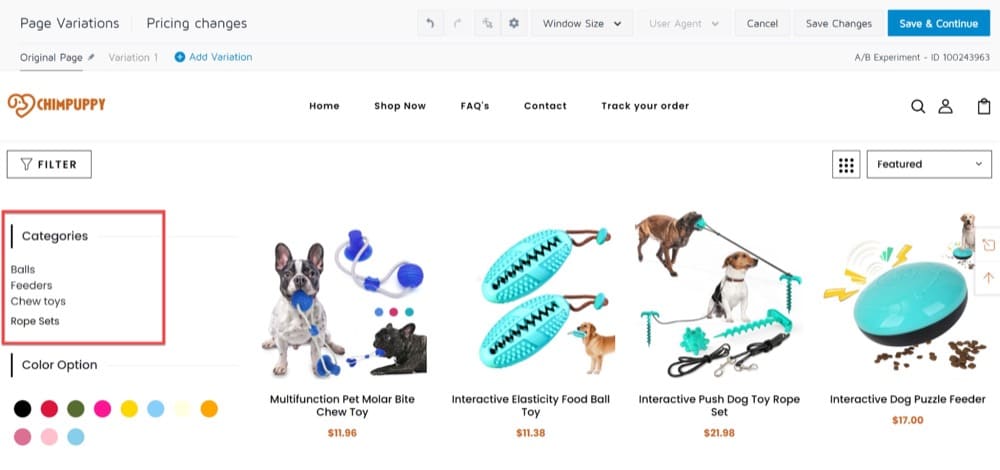 Convert Deploy で Web サイトに新しいフィルターを追加する