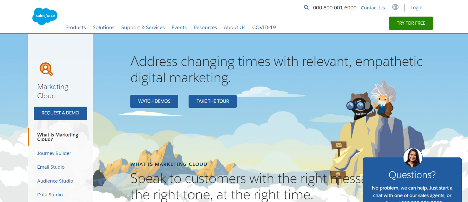 Salesforce 全球营销工具