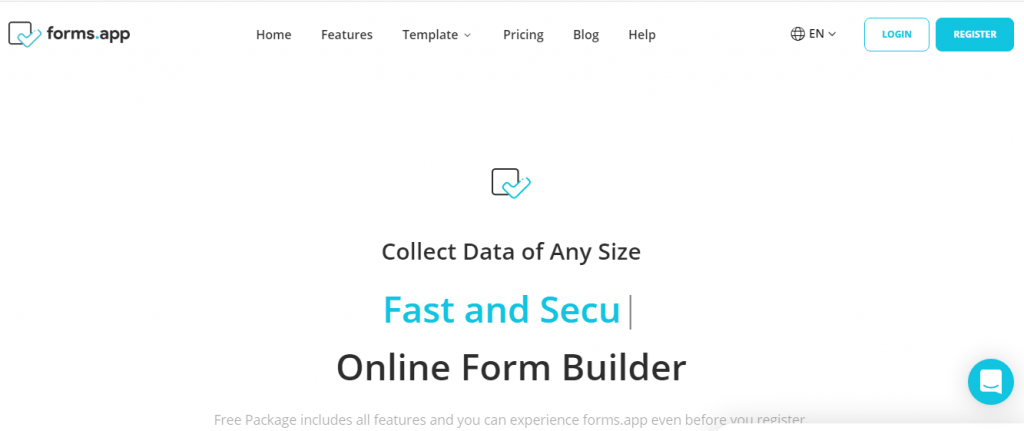 forms.app 主頁