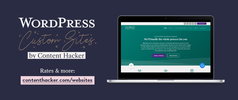 situs web wordpress cta