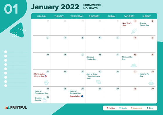 contenido calendario de vacaciones