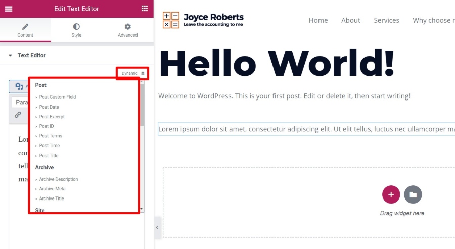 Widgets de WooCommerce