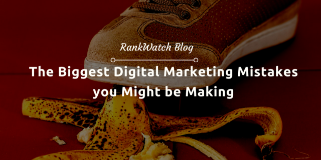 Errori nel marketing digitale