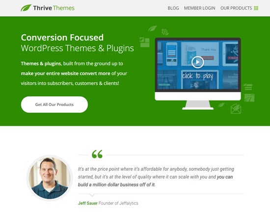 Thrive Themes Programa de afiliados recurrentes
