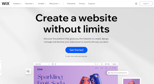 Wix website CMS إيجابيات وسلبيات