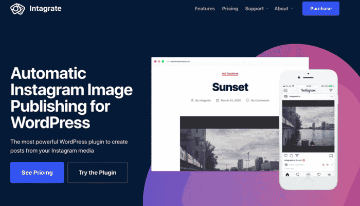 Schermata incorporata della home page