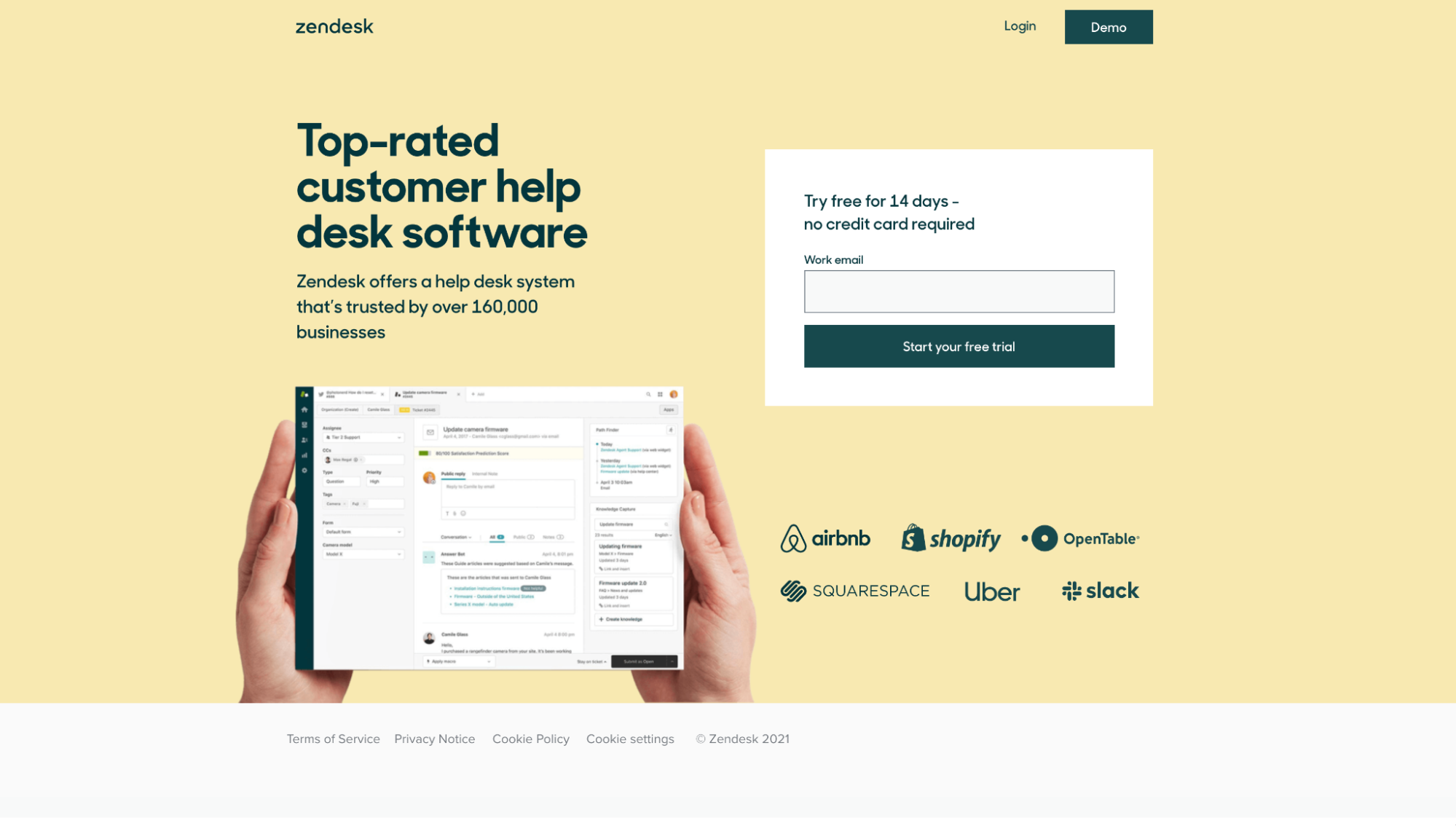 Wyzwalacz kliknięcia Zendesk