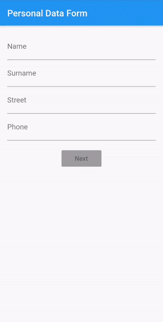 Membuat formulir dengan banyak bidang di Flutter