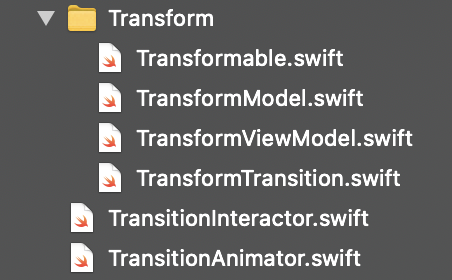 Swift 中的过渡