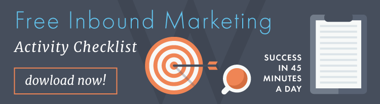 Lista di controllo gratuita per le attività di marketing in entrata