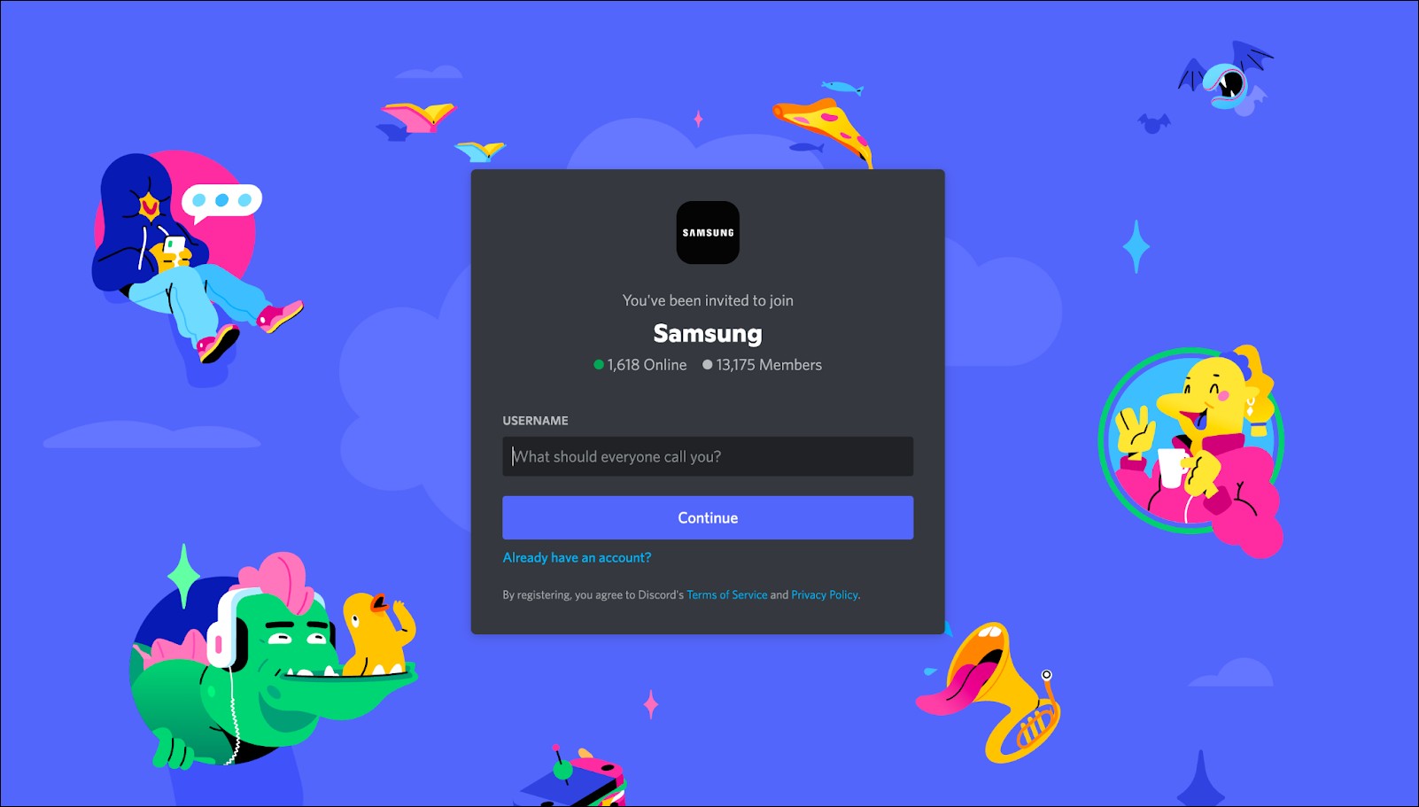 Discord コミュニティ - サムスン