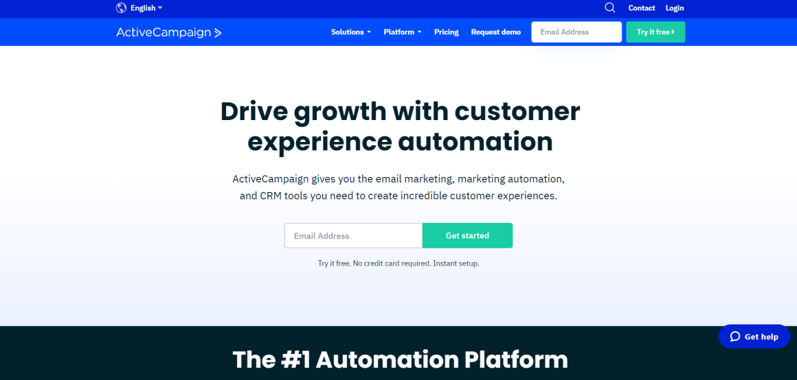 Mailchimp 대안으로서의 ActiveCampaign
