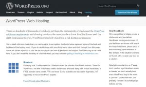 wordpress önerilen barındırma