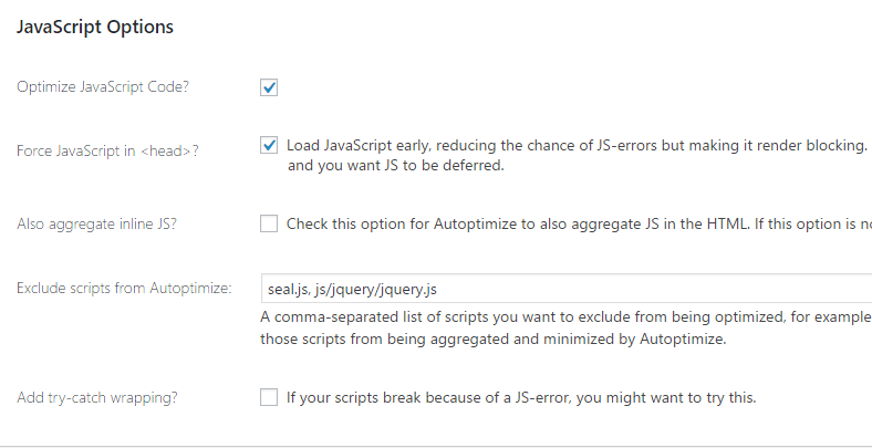 JavaScript オプションの自動最適化