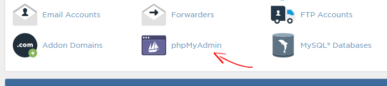 Hosting phpMyAdmina
