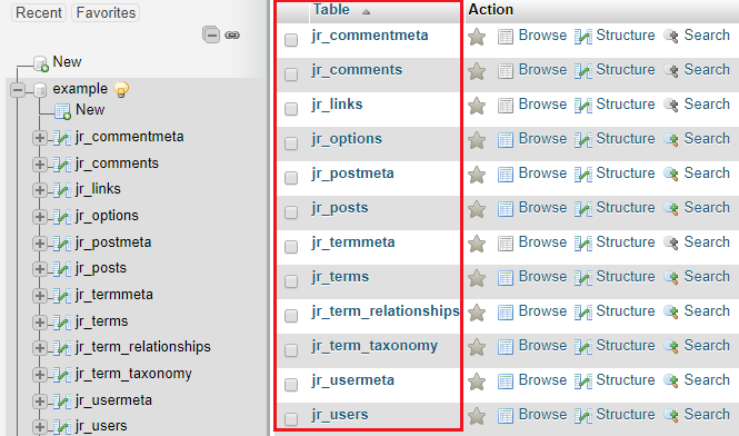 Zmień prefiks bazy danych WordPress