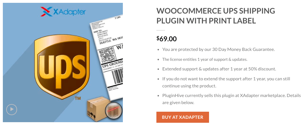WooCommerce UPS 配送プラグイン