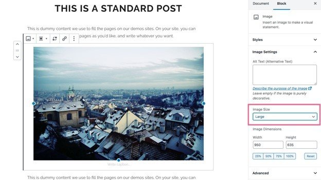 WordPress Resmi Yeniden Boyutlandırma