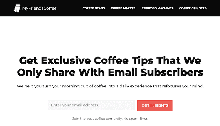 Myfriendscoffee Site affilié Amazon Generatepress