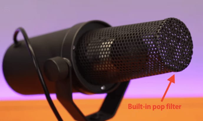 Shure Sm7b Filtro pop incorporado