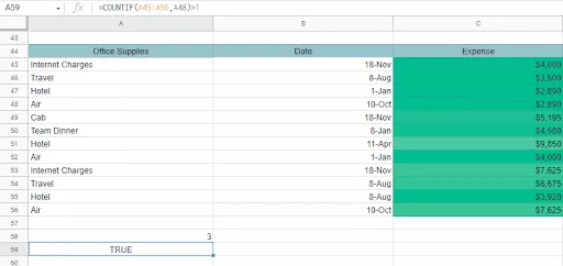 Excel'de yinelenen değerleri bulun ve düzeltin